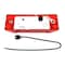 Truck-Lite Super 21, Incandescent, Red Rectangular, 1 Bulb, Marker Clearance Light, P2, 2 Screw 21002R3 - alternate 2